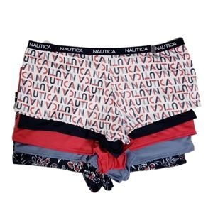 Nautica 5-Pk Red White Blue Boyshorts Women's Size 2X NWT